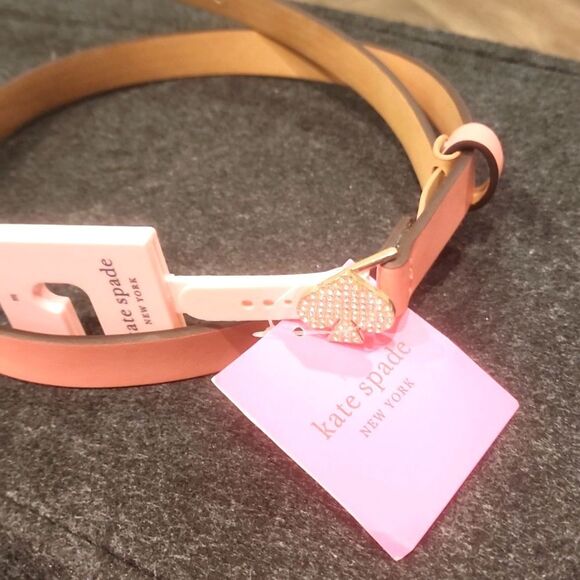 Kate Spade 19mm Pave Spade Belt main image 4